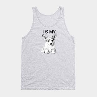 I Love My Corgi Tank Top